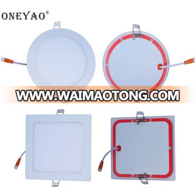 new design round or square 7W 12W 18W ultra thin LED panel light