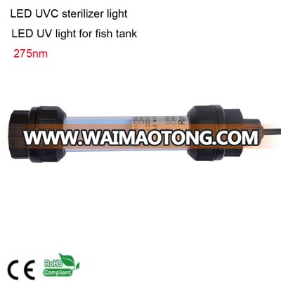 IP68 275nm UV LED light for fish tank aquarium LED UV light UVC LED sterilizer